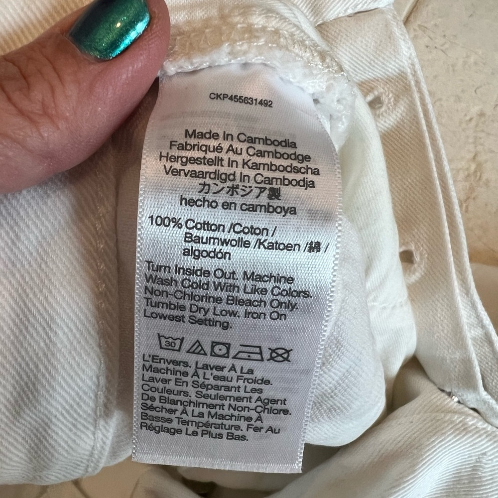 Madewell ladies relaxed denim cutoff shorts sz 31 - Picture 5 of 5